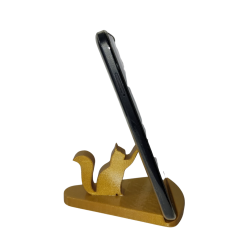 Cat Phone Holder - Gold