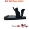 Cat Phone Holder - Black
